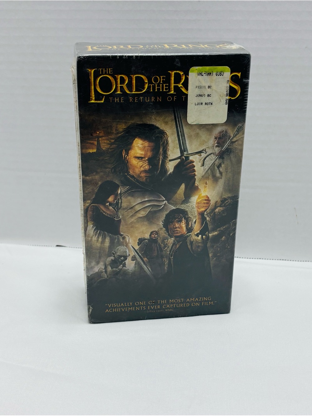 The Lord of the Rings: The Return of the King VHS - Movie Cover Art